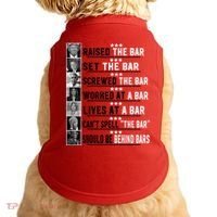 Funny Raised The Bar Donald Trump Doggie Tank thumb 0