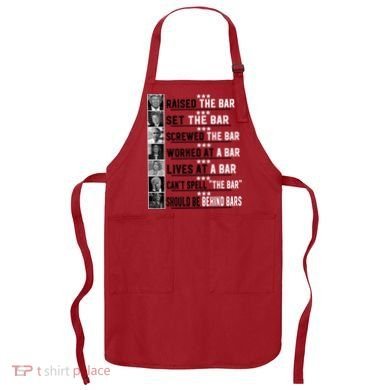 Funny Raised The Bar Donald Trump Apron