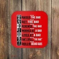 Funny Raised The Bar Donald Trump Coaster thumb 0
