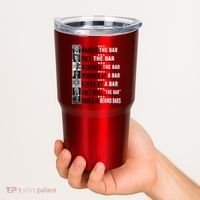 Funny Raised The Bar Donald Trump Tumbler thumb 2