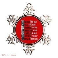 Funny Raised The Bar Donald Trump Ornament thumb 0