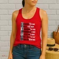Funny Raised The Bar Donald Trump Women's Tank Top thumb 2