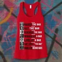 Funny Raised The Bar Donald Trump Women's Tank Top thumb 3