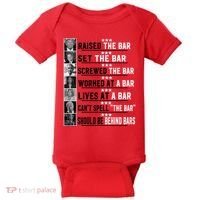 Funny Raised The Bar Donald Trump Baby Bodysuit thumb 0