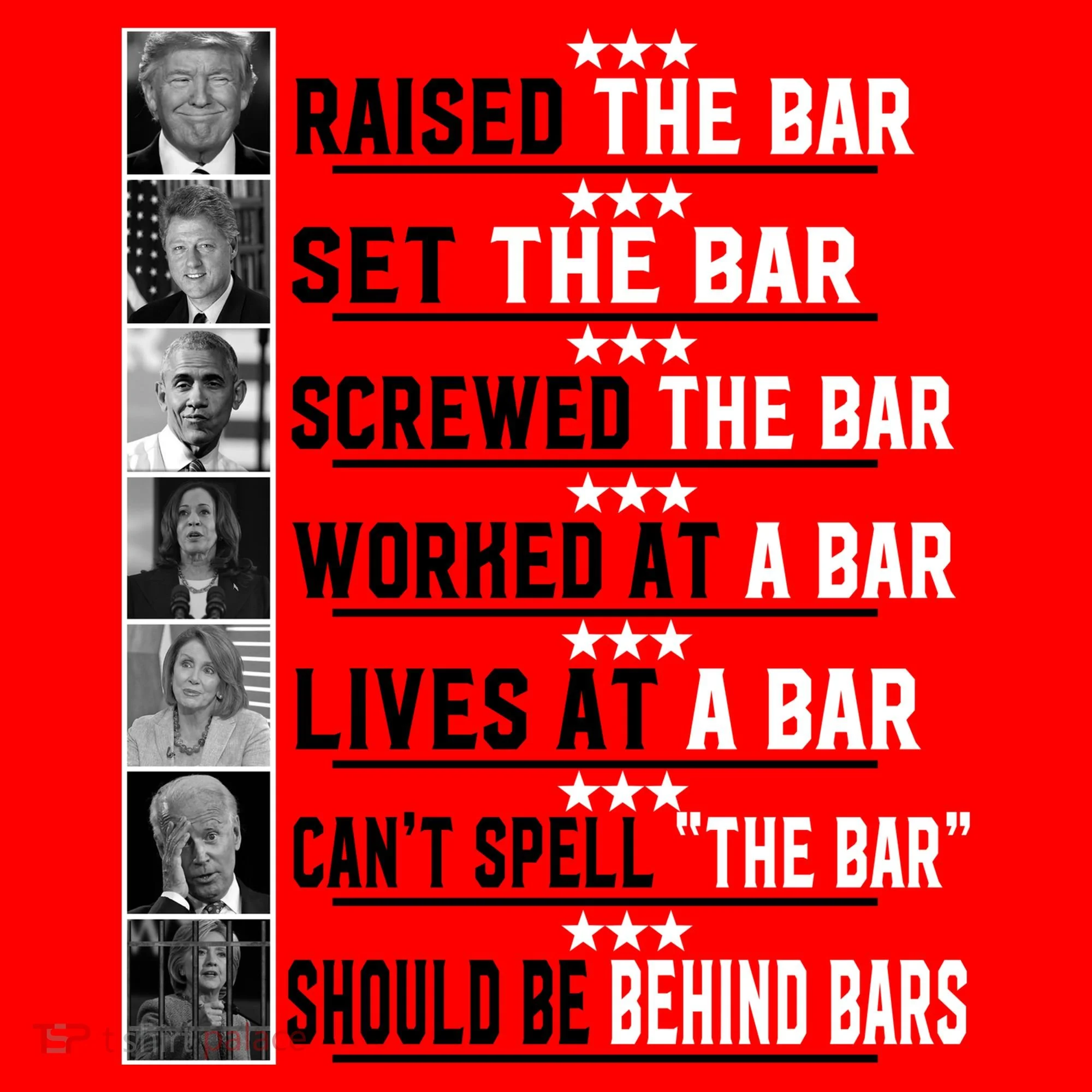 Funny Raised The Bar Donald Trump Tank Top