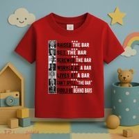 Funny Raised The Bar Donald Trump Toddler T-Shirt thumb 3