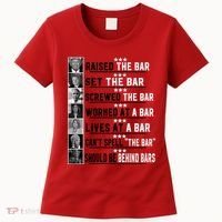 Funny Raised The Bar Donald Trump Women's T-Shirt thumb 0