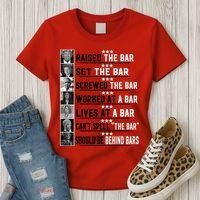 Funny Raised The Bar Donald Trump Women's T-Shirt thumb 3