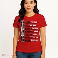 Funny Raised The Bar Donald Trump Women's T-Shirt thumb 4
