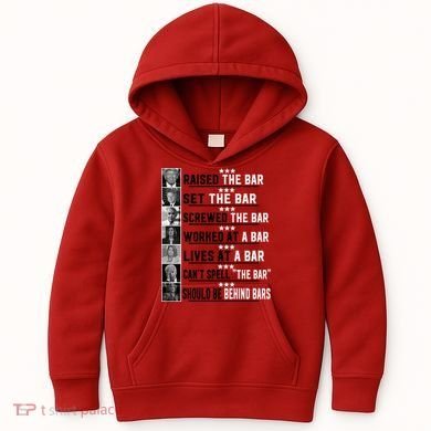 Funny Raised The Bar Donald Trump Kids Hoodie