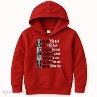 Funny Raised The Bar Donald Trump Kids Hoodie thumb 0