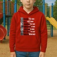 Funny Raised The Bar Donald Trump Kids Hoodie thumb 2