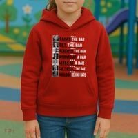 Funny Raised The Bar Donald Trump Kids Hoodie thumb 3