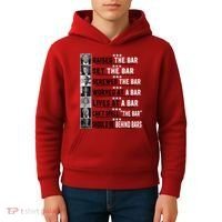 Funny Raised The Bar Donald Trump Kids Hoodie thumb 4