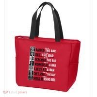 Funny Raised The Bar Donald Trump Tote Bag thumb 3