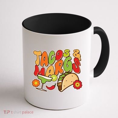 Funny Retro Taco And Margs Margaritas Coffee Mug back