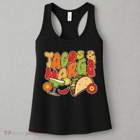Funny Retro Taco And Margs Margaritas Women's Tank Top thumb 3