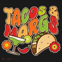 Funny Retro Taco And Margs Margaritas Women's Tank Top thumb 5