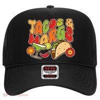 Funny Retro Taco And Margs Margaritas Hat thumb 0