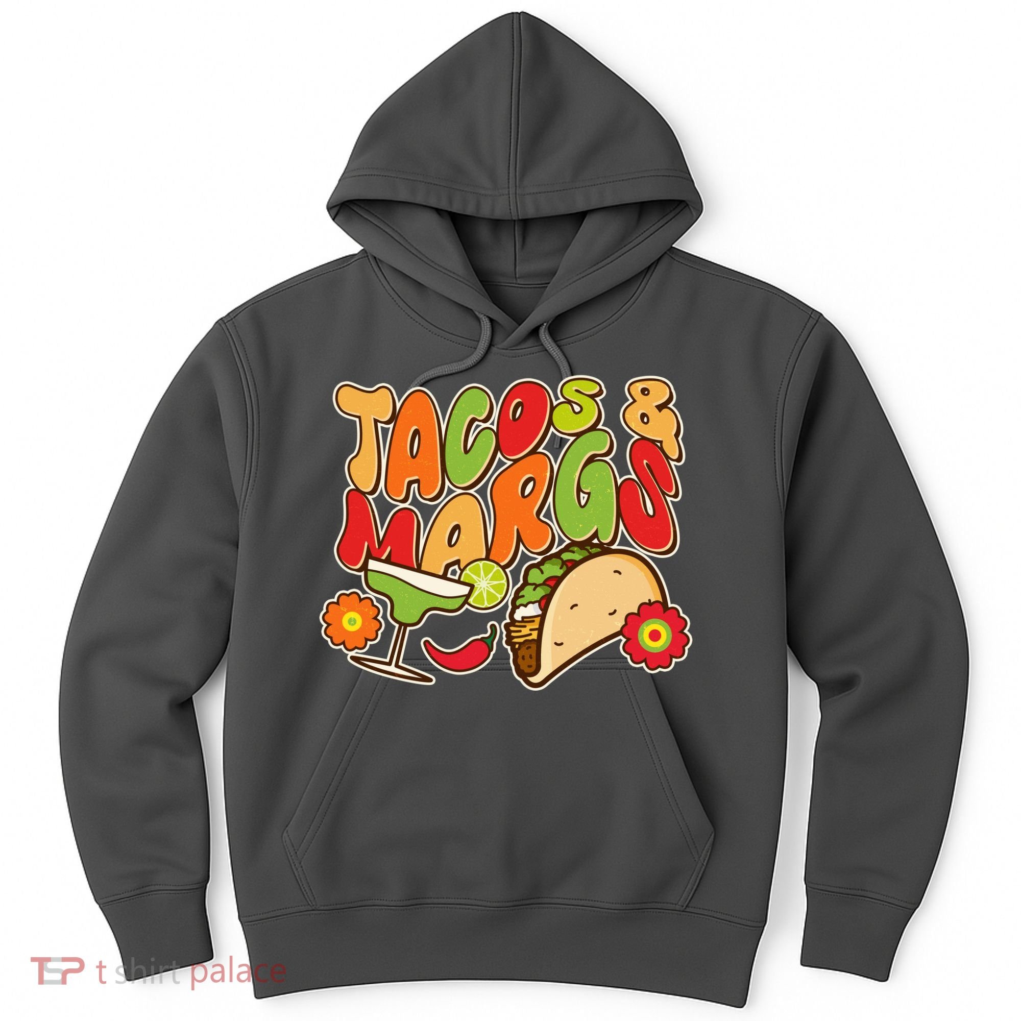 Funny Retro Taco And Margs Margaritas Hoodie