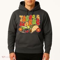 Funny Retro Taco And Margs Margaritas Hoodie thumb 2