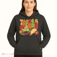 Funny Retro Taco And Margs Margaritas Hoodie thumb 5