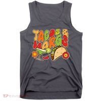 Funny Retro Taco And Margs Margaritas Tank Top thumb 0