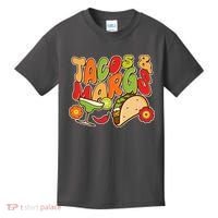 Funny Retro Taco And Margs Margaritas Kids T-Shirt thumb 0