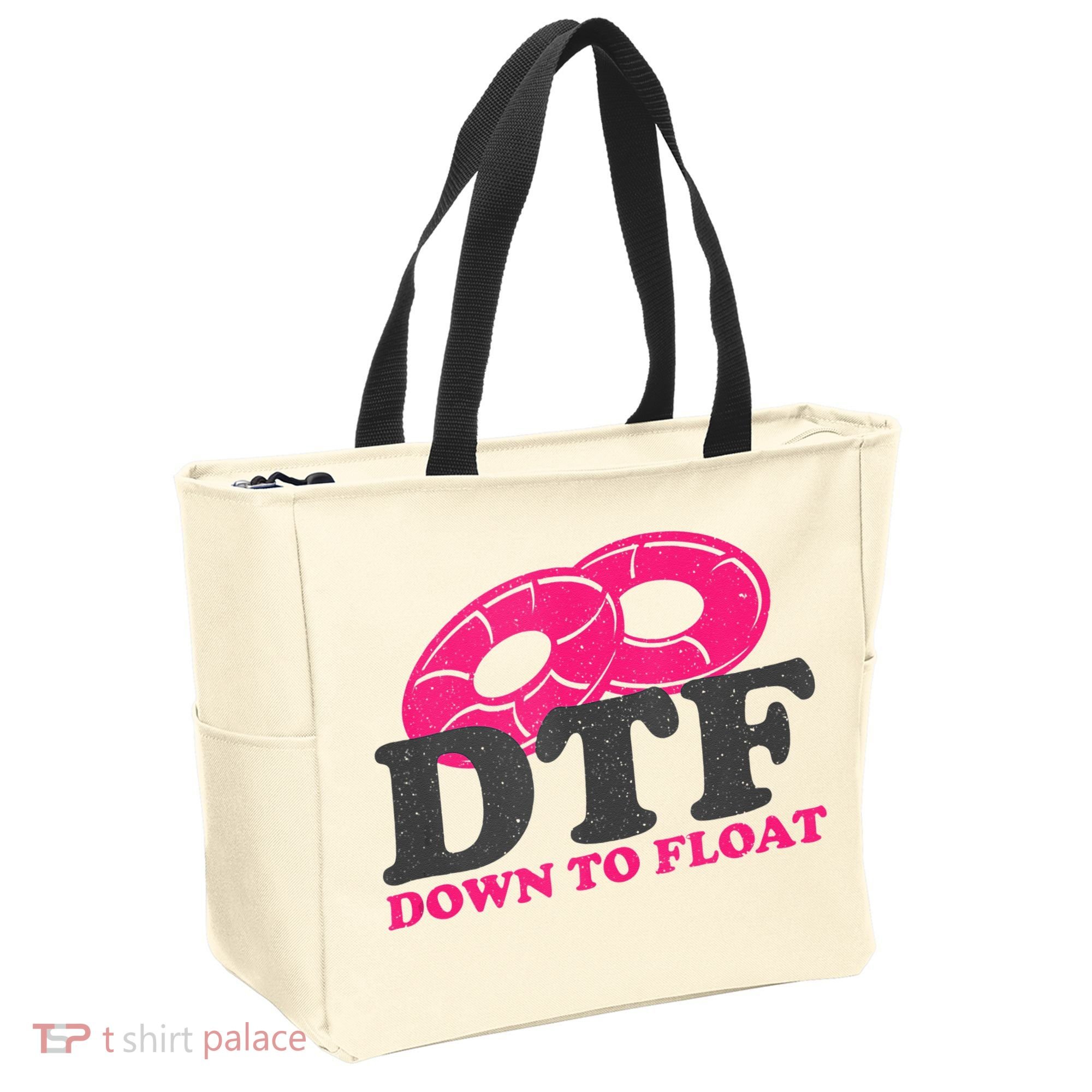 Funny River Tubing Down To Float Summer Float Trip Tote Bag