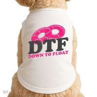Funny River Tubing Down To Float Summer Float Trip Doggie Tank thumb 0