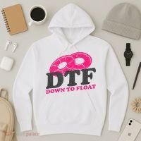 Funny River Tubing Down To Float Summer Float Trip Hoodie thumb 3