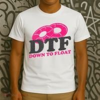 Funny River Tubing Down To Float Summer Float Trip T-Shirt thumb 3