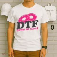 Funny River Tubing Down To Float Summer Float Trip T-Shirt thumb 6