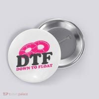 Funny River Tubing Down To Float Summer Float Trip Button thumb 0