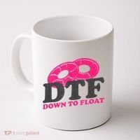 Funny River Tubing Down To Float Summer Float Trip Coffee Mug thumb 0