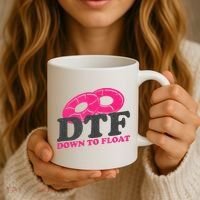 Funny River Tubing Down To Float Summer Float Trip Coffee Mug thumb 3