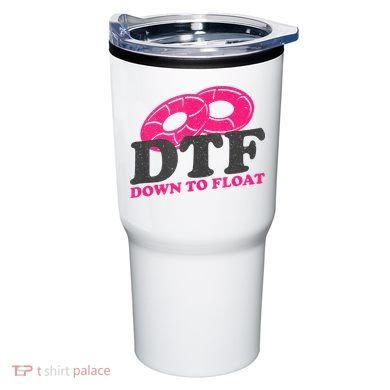 Funny River Tubing Down To Float Summer Float Trip Tumbler
