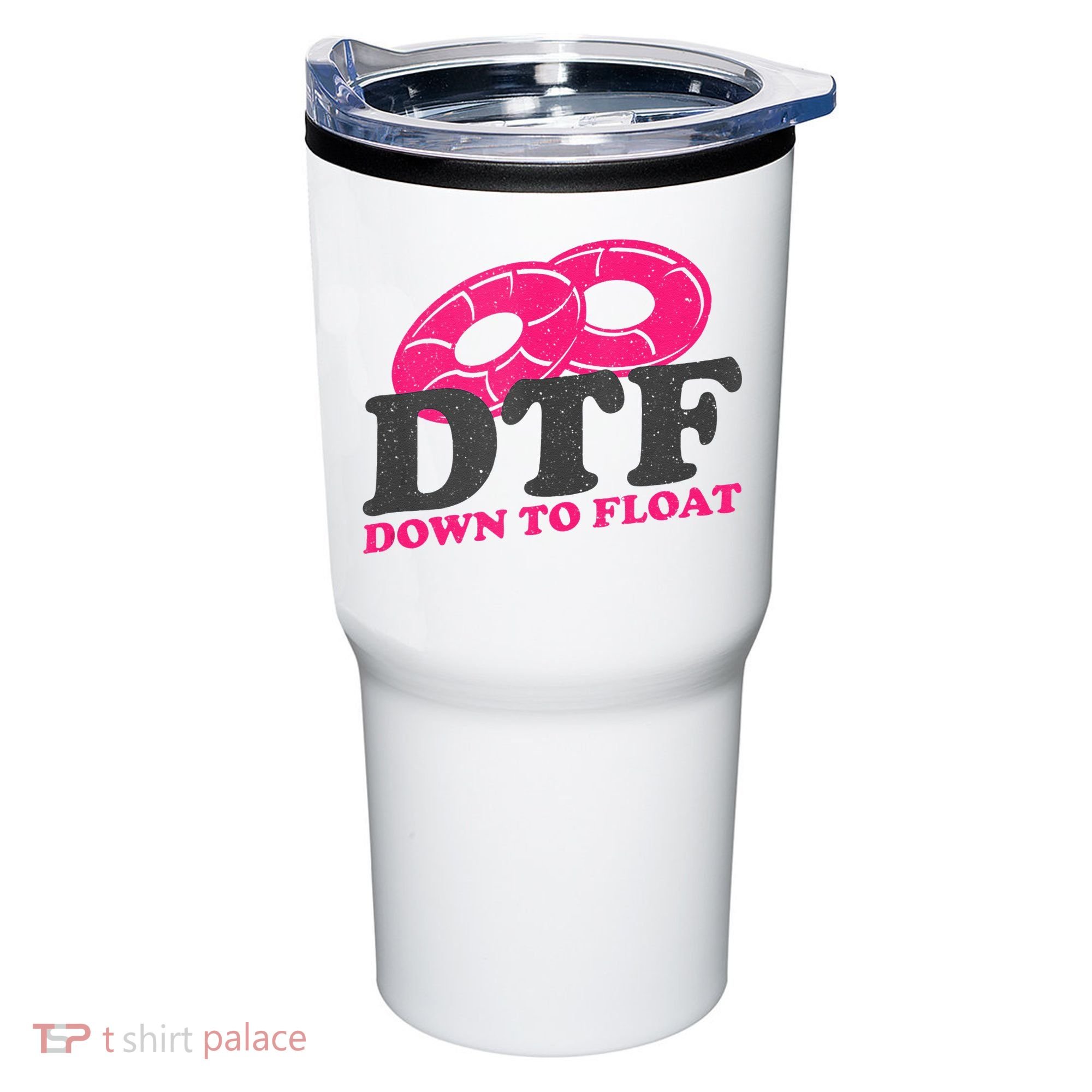 Funny River Tubing Down To Float Summer Float Trip Tumbler