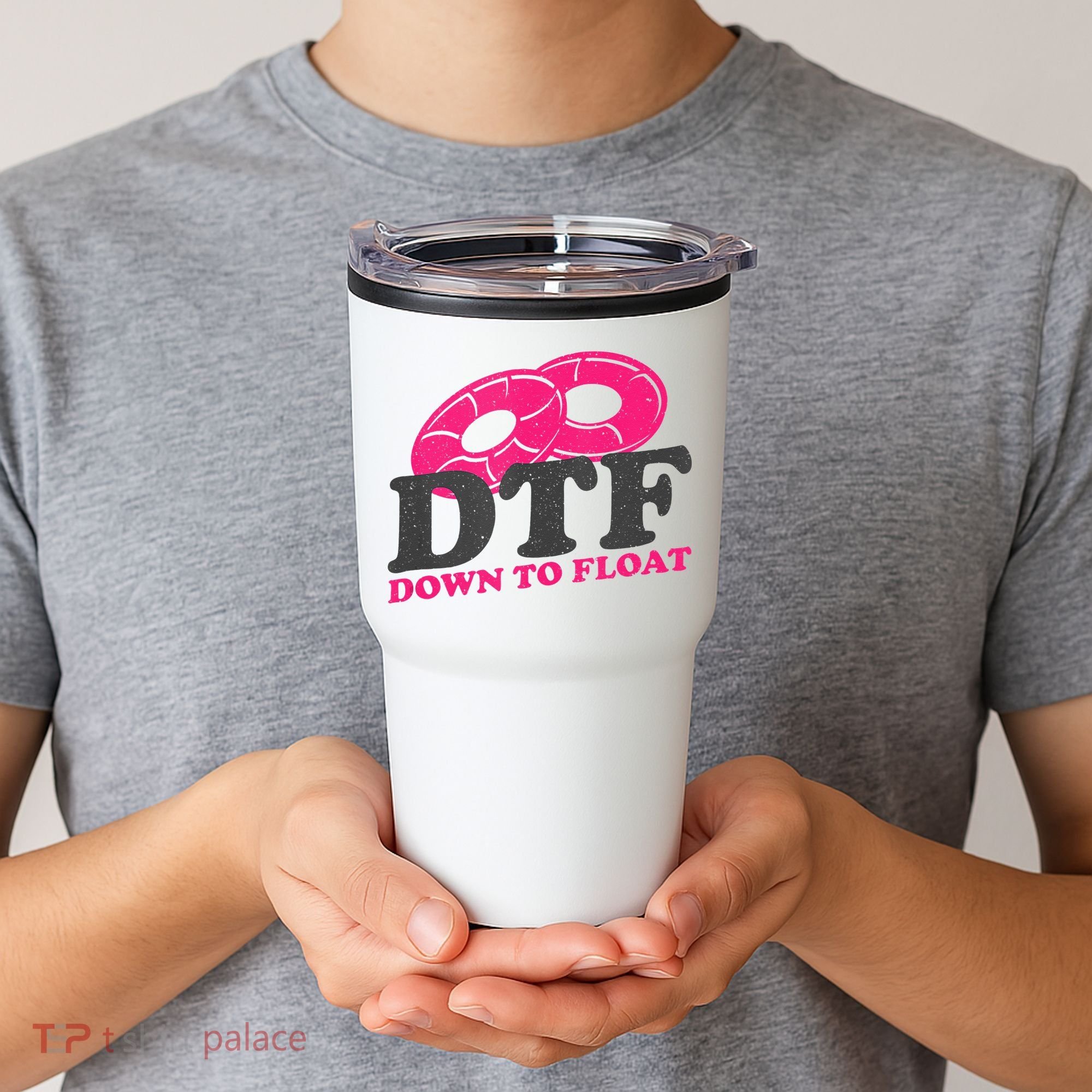 Funny River Tubing Down To Float Summer Float Trip Tumbler