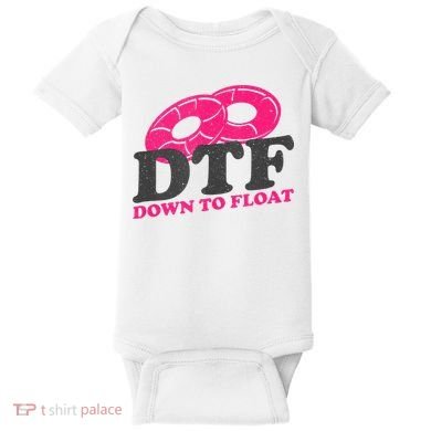Funny River Tubing Down To Float Summer Float Trip Baby Bodysuit
