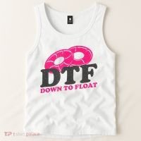 Funny River Tubing Down To Float Summer Float Trip Tank Top thumb 2