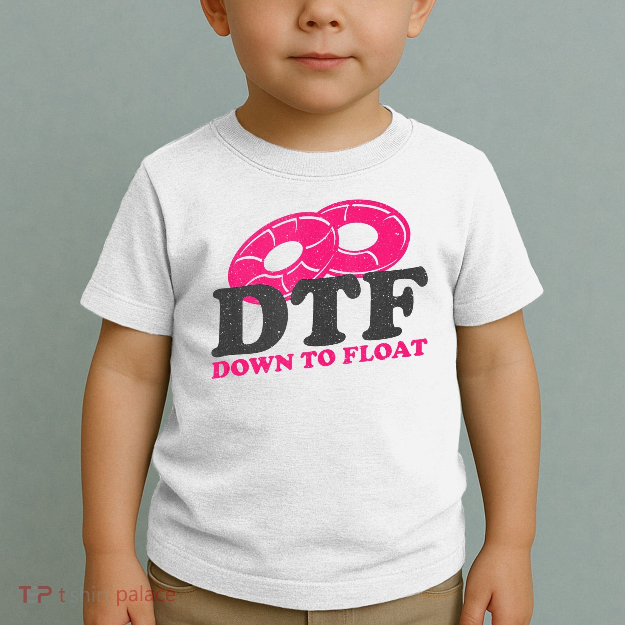 Funny River Tubing Down To Float Summer Float Trip Toddler T-Shirt