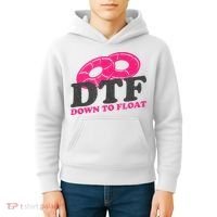 Funny River Tubing Down To Float Summer Float Trip Kids Hoodie thumb 4