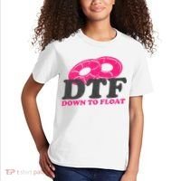 Funny River Tubing Down To Float Summer Float Trip Kids T-Shirt thumb 2