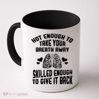 FUNNY RESPIRATORY THERAPIST School Nurse Meme Gift T Coffee Mug thumb 0