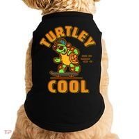 Funny Retro Turtley Cool Skateboarding Turtle Doggie Tank thumb 0