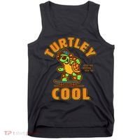 Funny Retro Turtley Cool Skateboarding Turtle Tank Top thumb 0