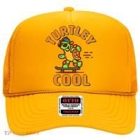 Funny Retro Turtley Cool Skateboarding Turtle Hat thumb 0