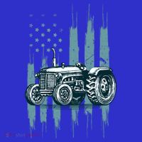 Farmer Rancher Truck Drive Driver Us Flag American Tractor Gift Kids Sweatshirt thumb 2