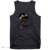 Fighter Rosie The Riveter Breast Cancer Awareness Tank Top thumb 0